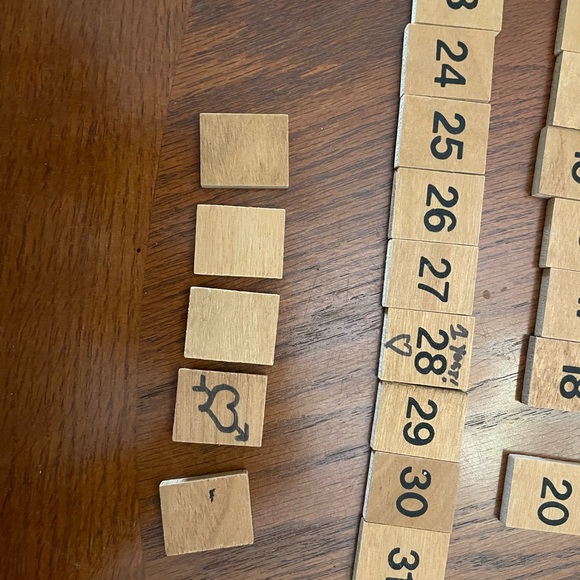 Wooden Perpetual Calendar with Cartoon Design - Picture 3 of 7